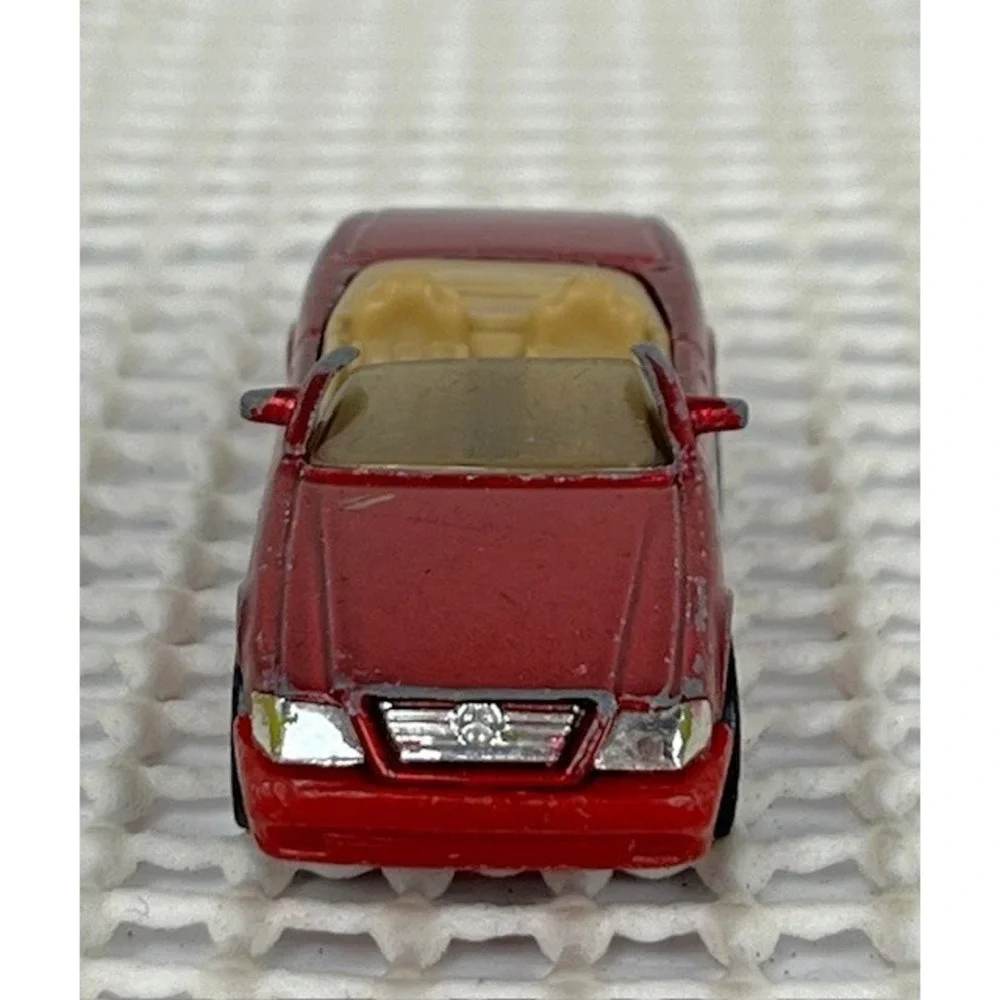 Hot Wheels Mattel 1989 Red Mercedes-Benz‎ SL Convertible
